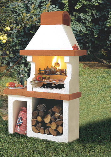 barbecue a legna da giardino