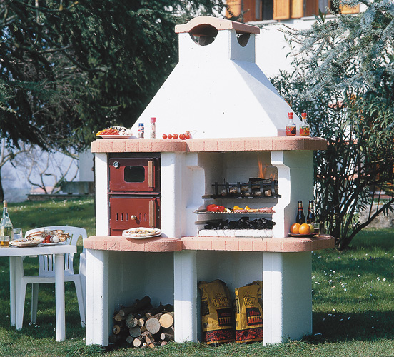 barbecue a legna da giardino