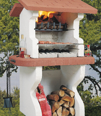 barbecue a legna da giardino