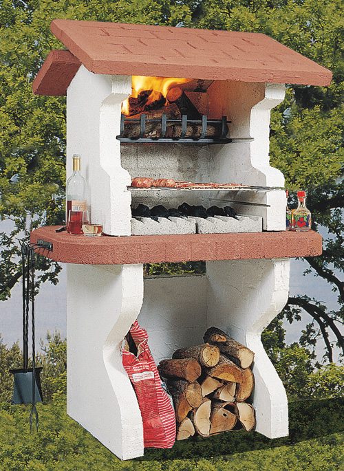barbecue a legna da giardino