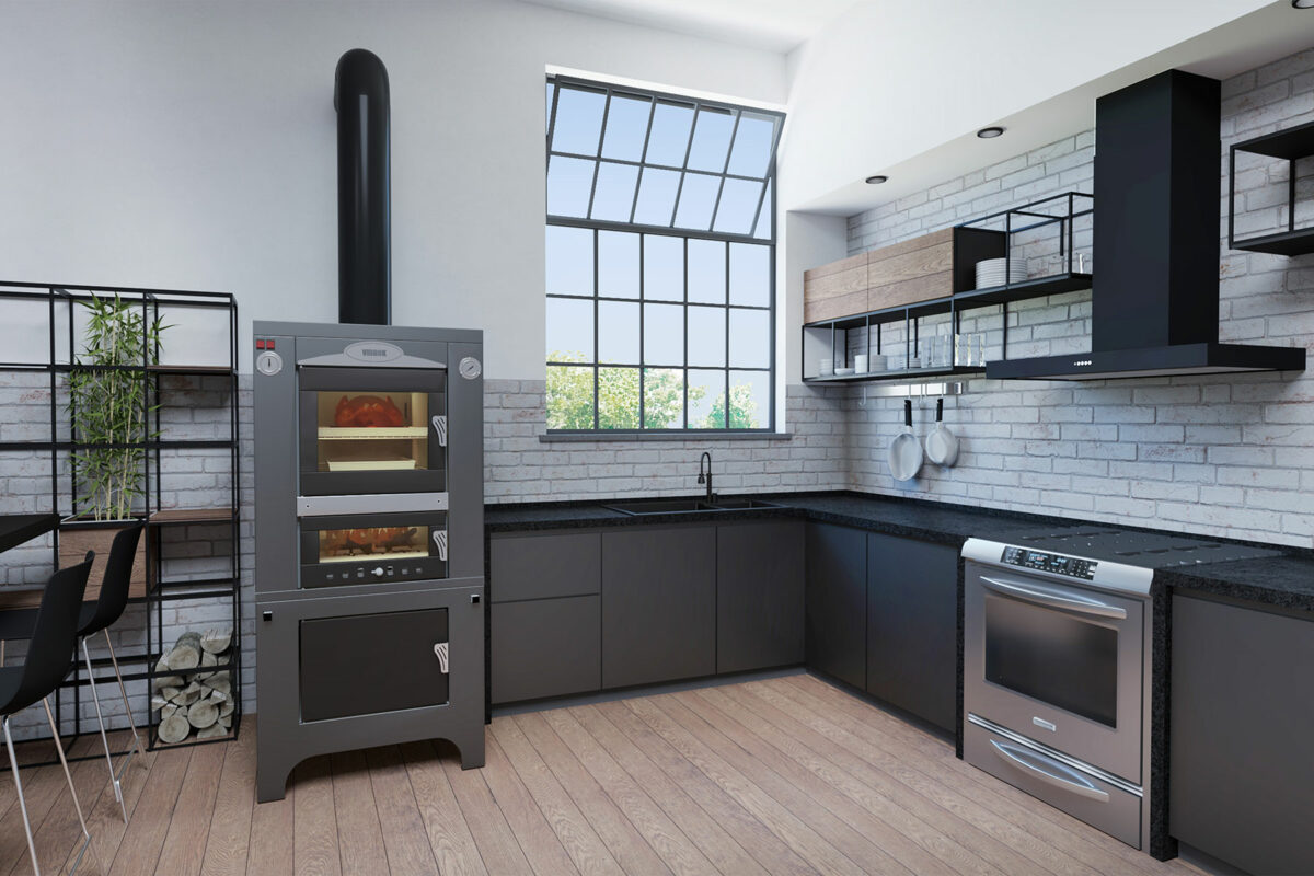 forno a legna da incasso per cucine