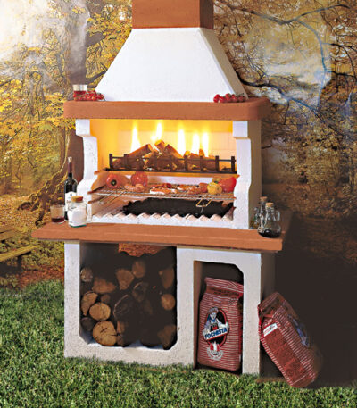 barbecue a legna da giardino