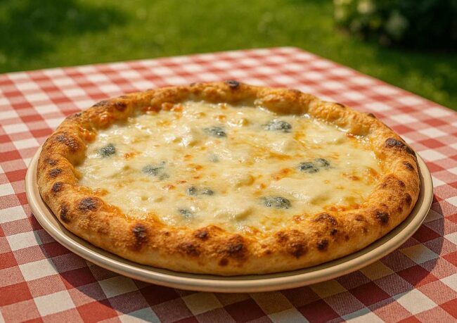 pizza-ai-4-formaggi-cotta-nel-forno-a-legna-da-giardino